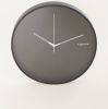 Karlsson Wandklokken Wall clock Hue metal Zwart online kopen