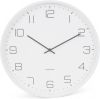 Karlsson Wandklokken Wall clock Lofty iron matt, D. 40cm Wit online kopen