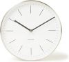 Karlsson Wandklokken Wall clock Minimal Wit online kopen
