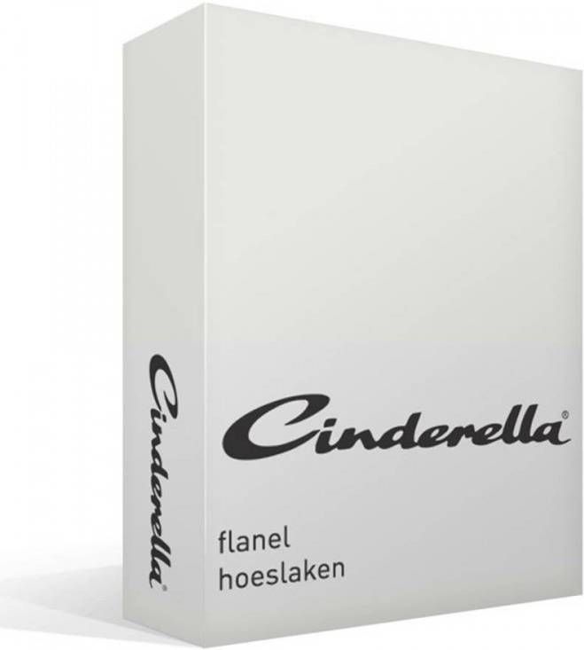 Cinderella Basic Percaline Katoen Hoeslaken 100% Percaline Katoen Lits jumeaux(160x200 Cm) Ivory online kopen
