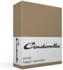 Cinderella Jersey Topper Hoeslaken 100% Gebreide Jersey Katoen Lits jumeaux(180x200/210 Cm) Taupe online kopen