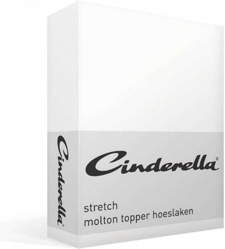 Cinderella Stretch Topper Molton Hoeslaken 50% Katoen 50% Polyester Lits jumeaux(180x200/210 Cm) Wit online kopen