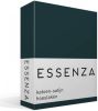Essenza Satin Hoeslaken 100% Katoen satijn Lits jumeaux(180x200 Cm) Pine Green online kopen