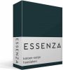 Essenza Satin Hoeslaken 100% Katoen satijn Lits jumeaux(180x200 Cm) Pine Green online kopen