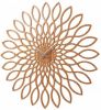 Karlsson Wandklokken Wall Clock Sunflower Wood Finish Bruin online kopen