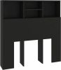 VidaXL Hoofdbordkast 100x19x103, 5 cm zwart online kopen