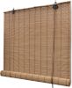 VidaXL Rolgordijn 80x220 cm bamboe bruin online kopen