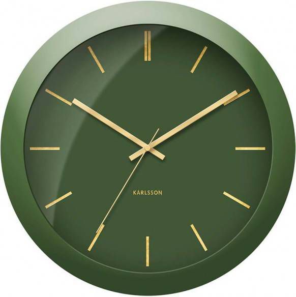 Karlsson Wandklokken Wall clock Globe Design Armando Breeveld Groen online kopen