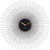 Karlsson Wandklokken Wall Clock Peony Steel Large Zwart online kopen