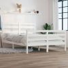 VidaXL Bedframe massief grenenhout wit 120x200 cm online kopen