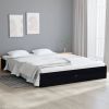 VidaXL Bedframe massief hout zwart 140x190 cm online kopen