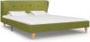 VidaXL Bedframe stof groen 135x190 cm online kopen