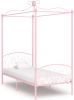 VidaXL Hemelbedframe metaal roze 100x200 cm online kopen