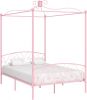 VidaXL Hemelbedframe metaal roze 140x200 cm online kopen