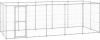 VIDAXL Hondenkennel 12, 1 m&#xB2, gegalvaniseerd staal online kopen