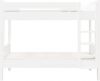 Bopita Stapelbed met rechte trap 'Combiflex' 90 x 200cm, kleur wit online kopen